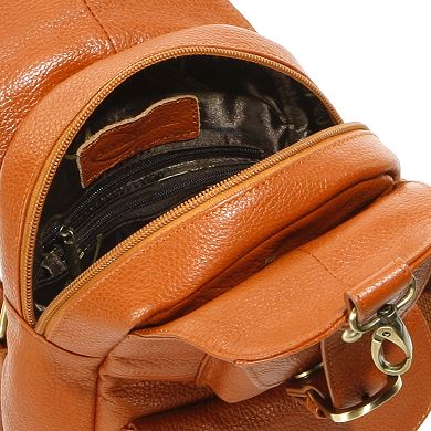 AmeriLeather Grylls Sling Mini Leather Backpack