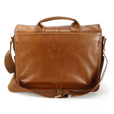 AmeriLeather Legacy Woody Leather Portfolio Messenger Bag