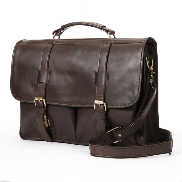 AmeriLeather Partner Leather Briefcase Bag