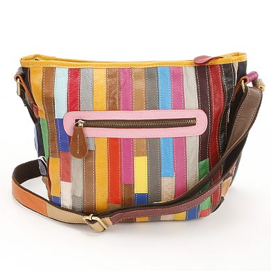 AmeriLeather Tansy Leather Mini Crossbody Bag