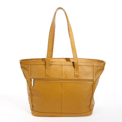 AmeriLeather Cosmopolitan Leather Tote