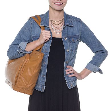 AmeriLeather Cosmopolitan Leather Tote