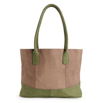 AmeriLeather Casual Leather Tote Bag