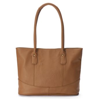 AmeriLeather Casual Leather Tote Bag