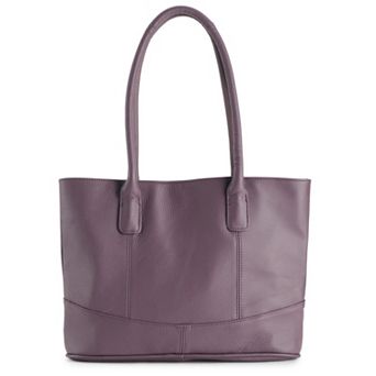 AmeriLeather Casual Leather Tote Bag
