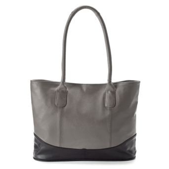 AmeriLeather Casual Leather Tote Bag