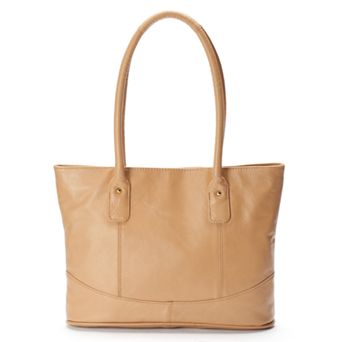 AmeriLeather Casual Leather Tote Bag
