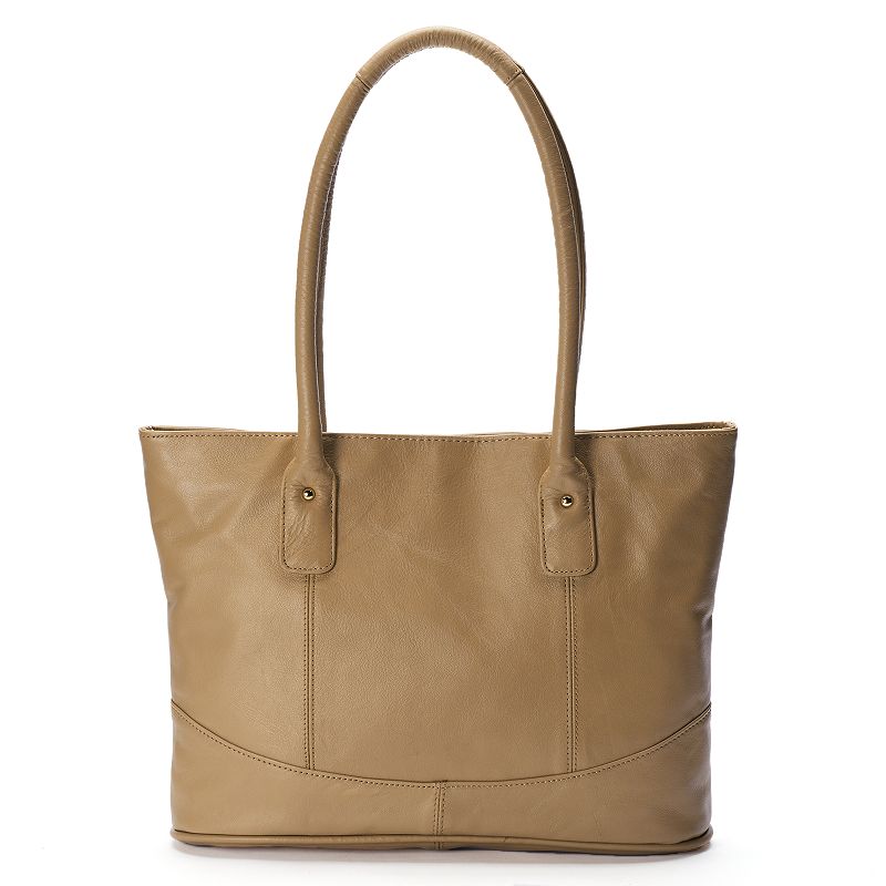 UPC 791336181715 product image for AmeriLeather Casual Leather Tote Bag, Brown | upcitemdb.com