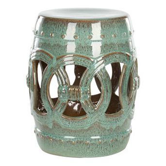 Safavieh Double Coin Distressed Ceramic Garden Stool