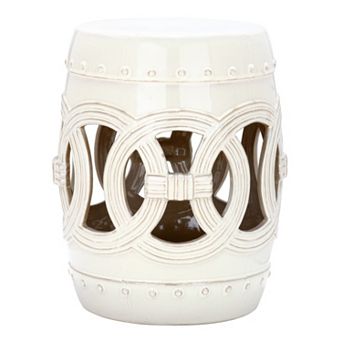 Safavieh Double Coin Distressed Ceramic Garden Stool