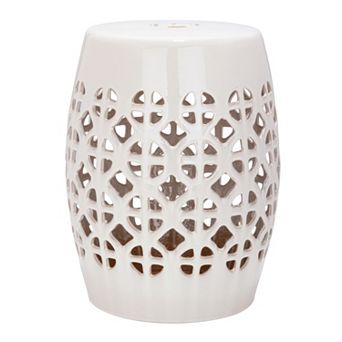 Safavieh Circle Lattice Ceramic Garden Stool