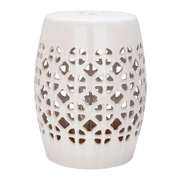 Safavieh Circle Lattice Ceramic Garden Stool