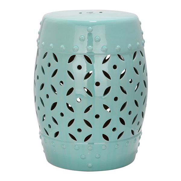 Safavieh Lattice Coin Ceramic Garden Stool