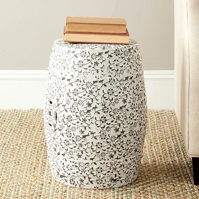 Safavieh Flower and Vine Ceramic Garden Stool