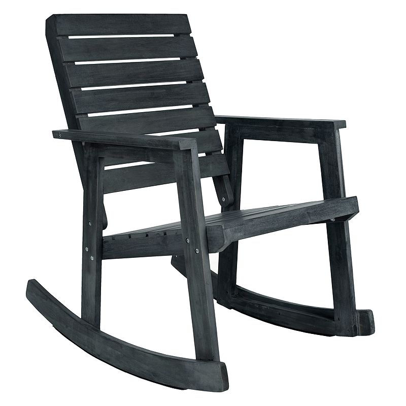 Safavieh Alexei Indoor / Outdoor Rocking Chair, Dark Grey