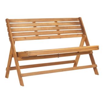 Safavieh Luca Indoor / Outdoor Folding Bench