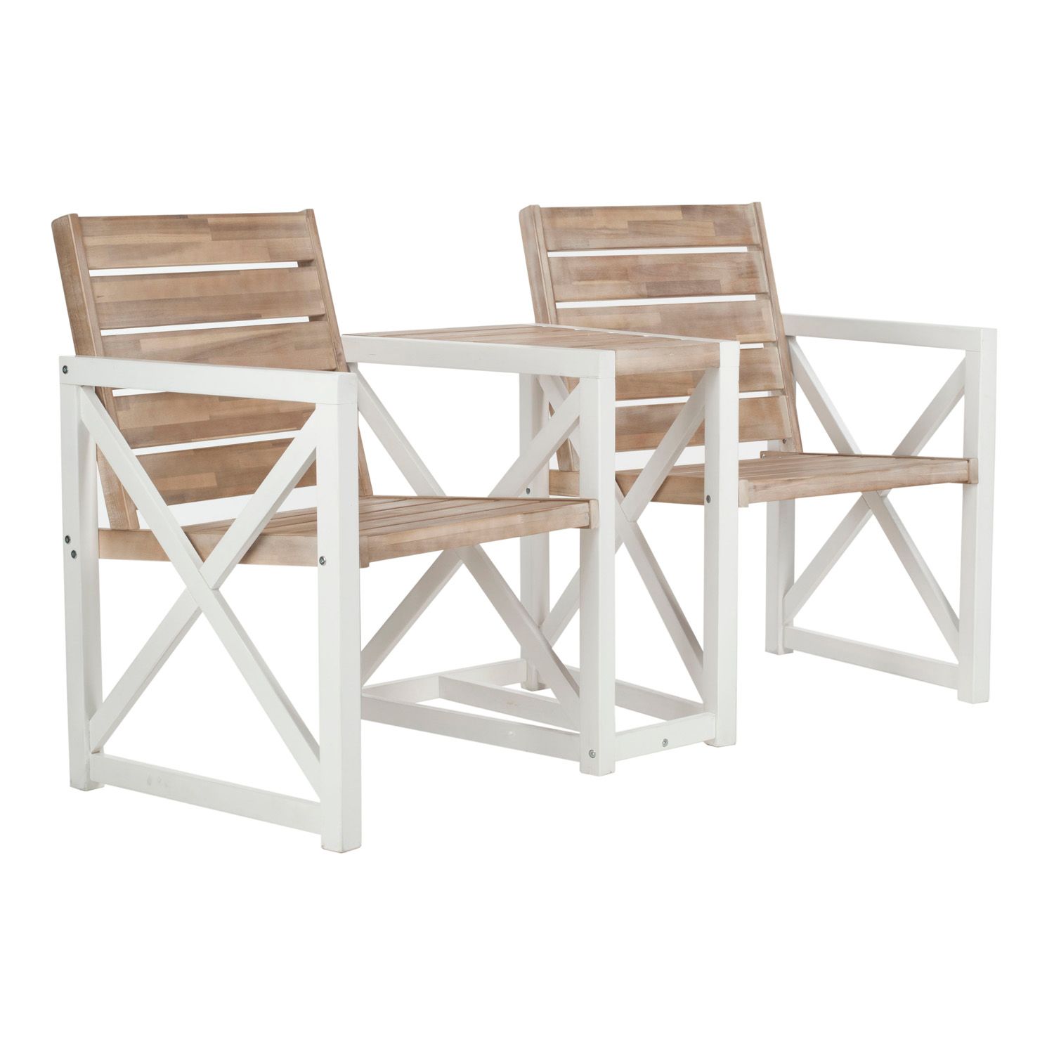 49.21-Inch W Outdoor Bench in Dark Slate Grey