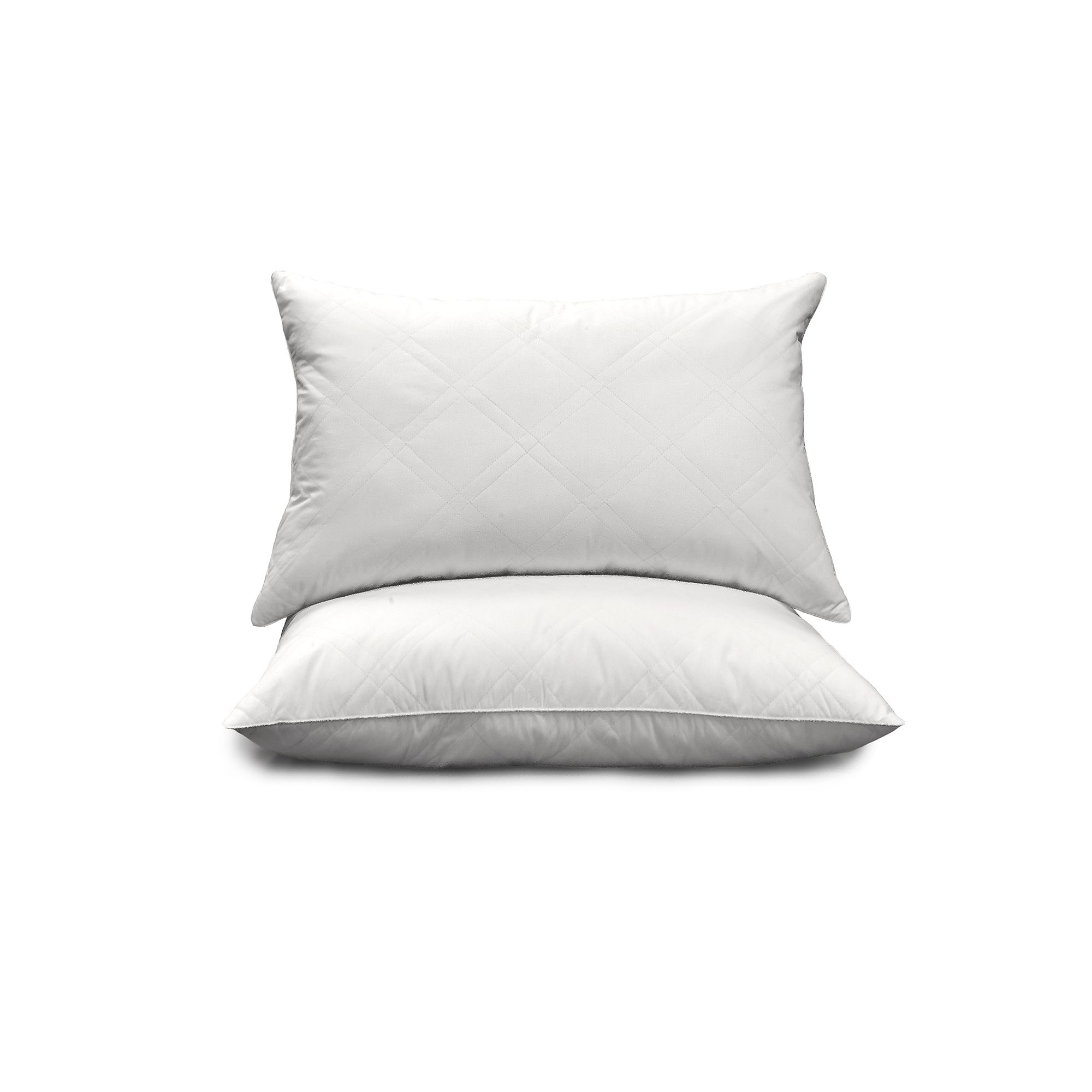 Royal Majesty 2-pk. 233-Thread Count Goose Feather & Down Quilted Egyptian 