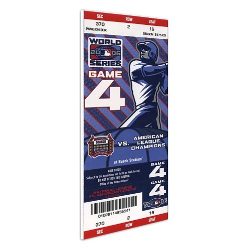 St. Louis Cardinals 2006 World Series Mini-Mega Ticket