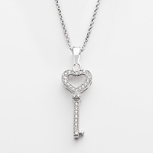 Kohls hot sale silver necklace