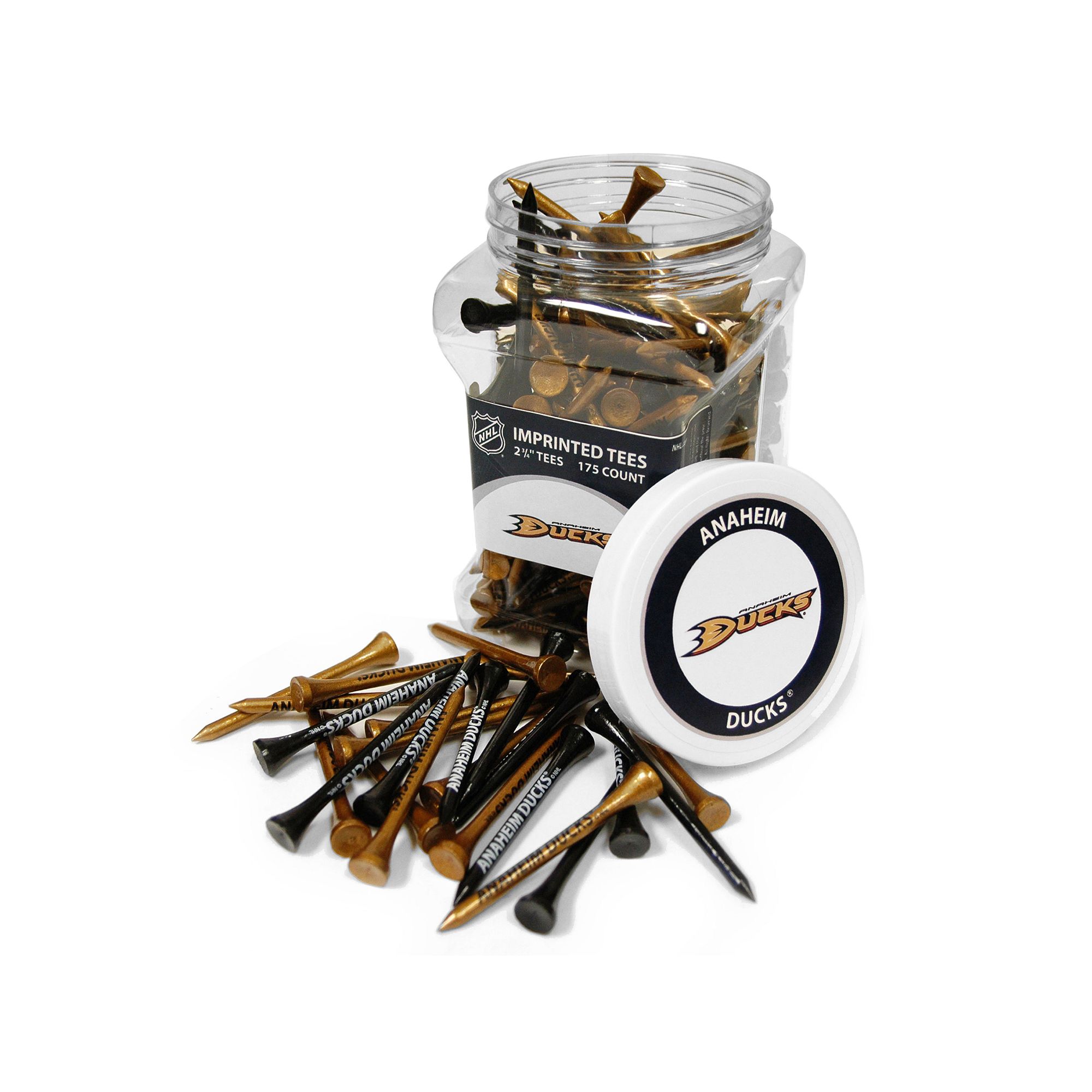 Team Golf Anaheim Ducks 175-ct. Golf Tee Jar, Dks Team