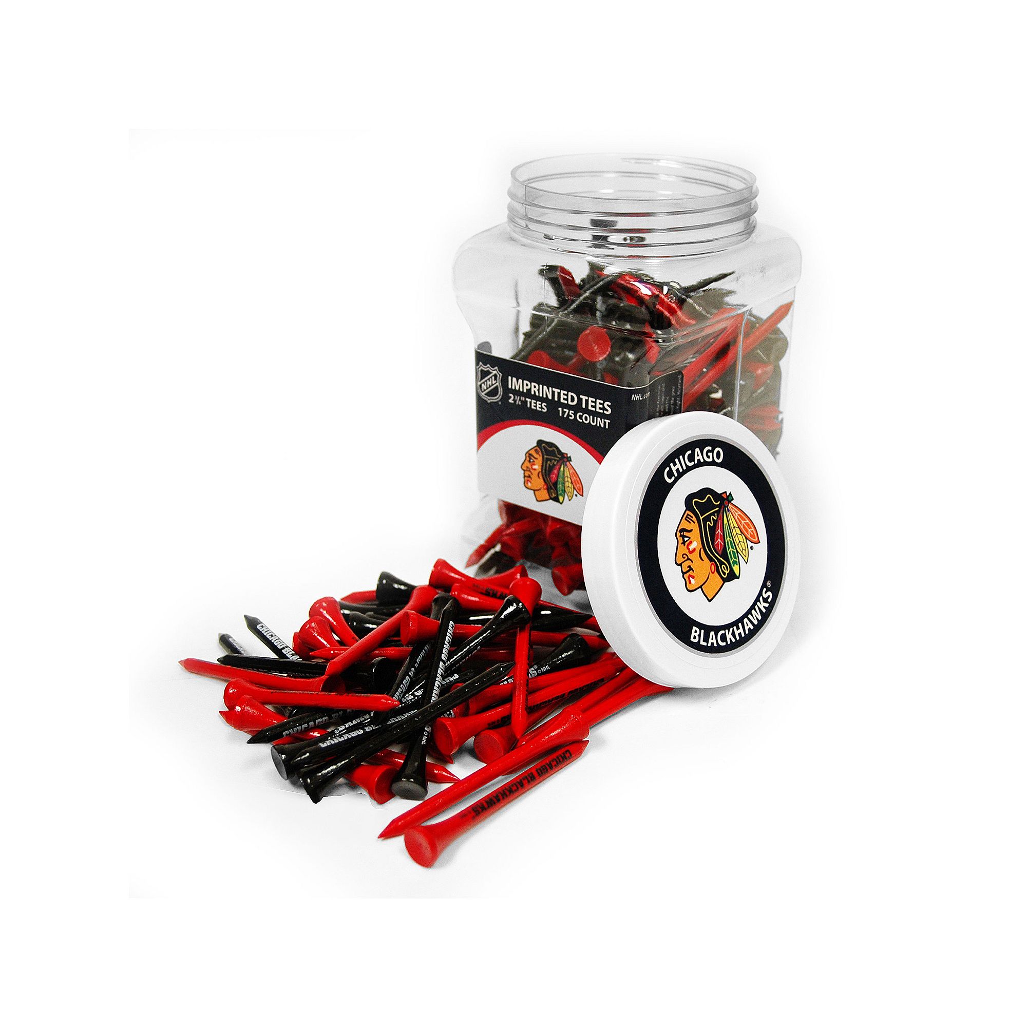 Team Golf Chicago Blackhawks 175-ct. Golf Tee Jar