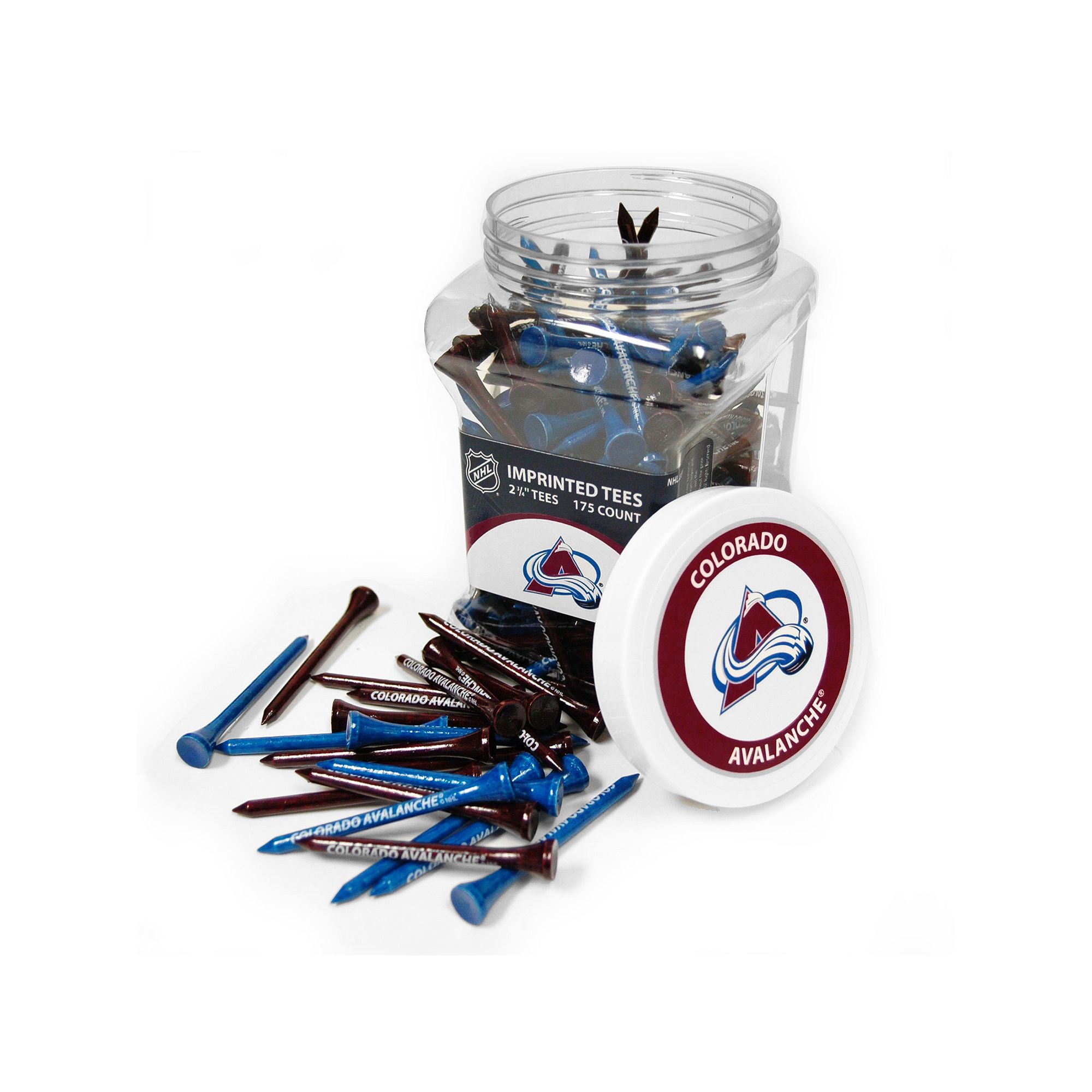 Team Golf Colorado Avalanche 175-ct. Golf Tee Jar