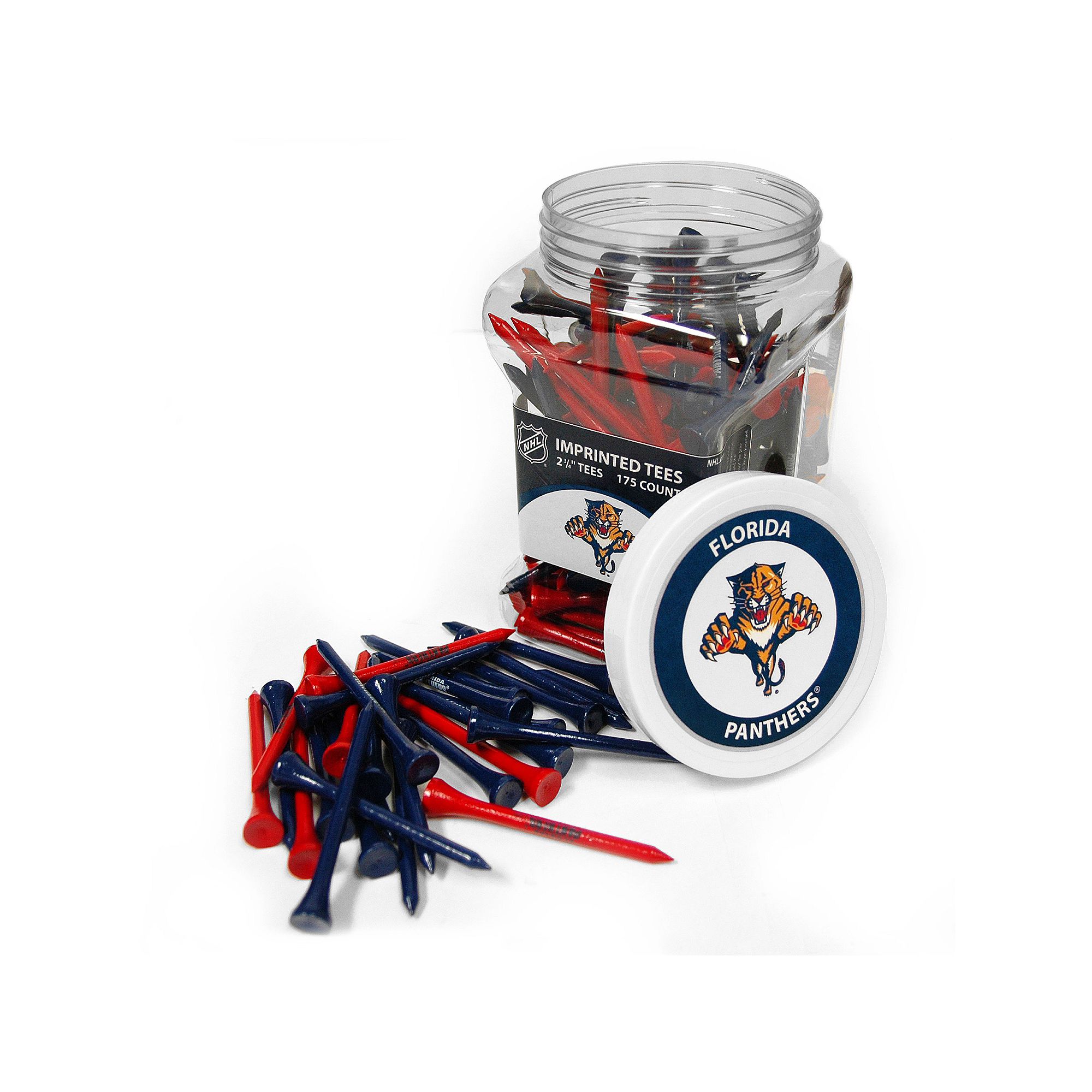 Team Golf Florida Panthers 175-ct. Golf Tee Jar, Pnt Team