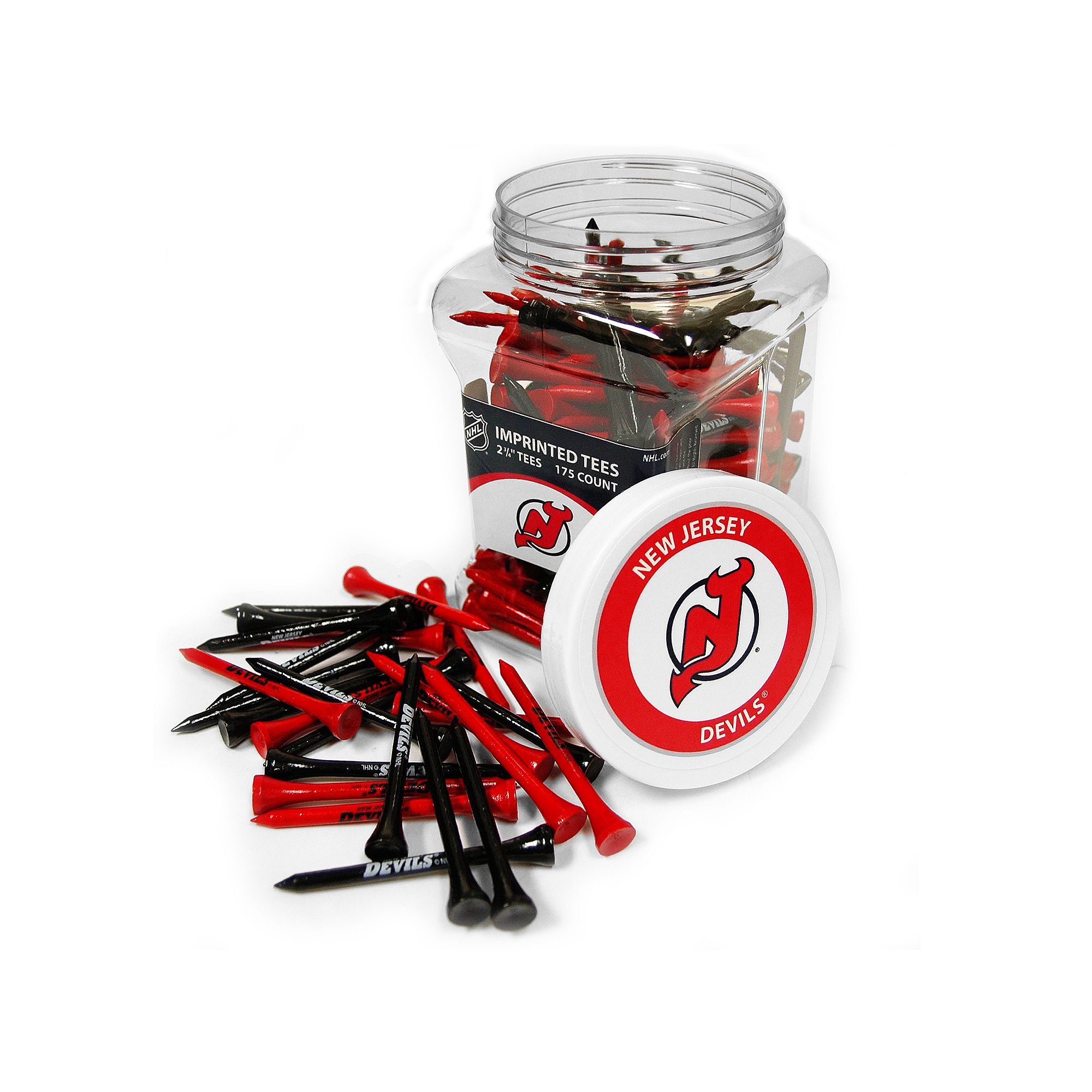 Team Golf New Jersey Devils 175-ct. Golf Tee Jar, Dev Team