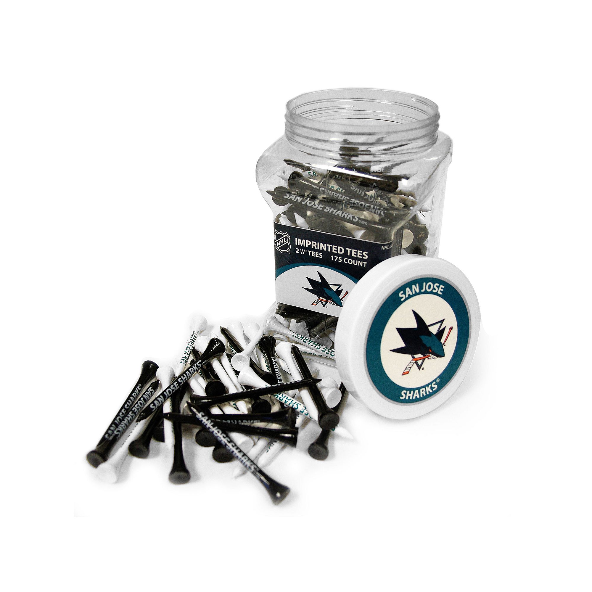 Team Golf San Jose Sharks 175-ct. Golf Tee Jar, Sks Team