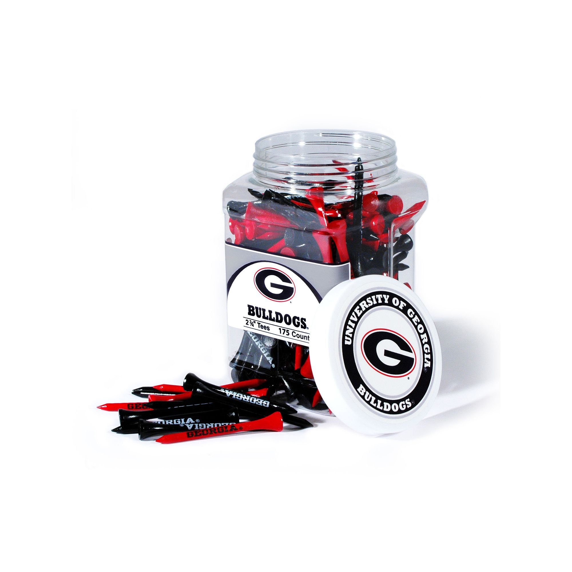 Team Golf Georgia Bulldogs 175-ct. Golf Tee Jar