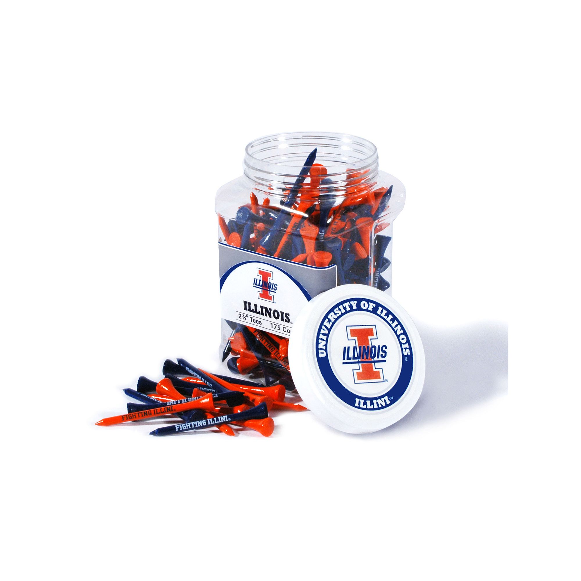 Team Golf Illinois Fighting Illini 175-ct. Golf Tee Jar