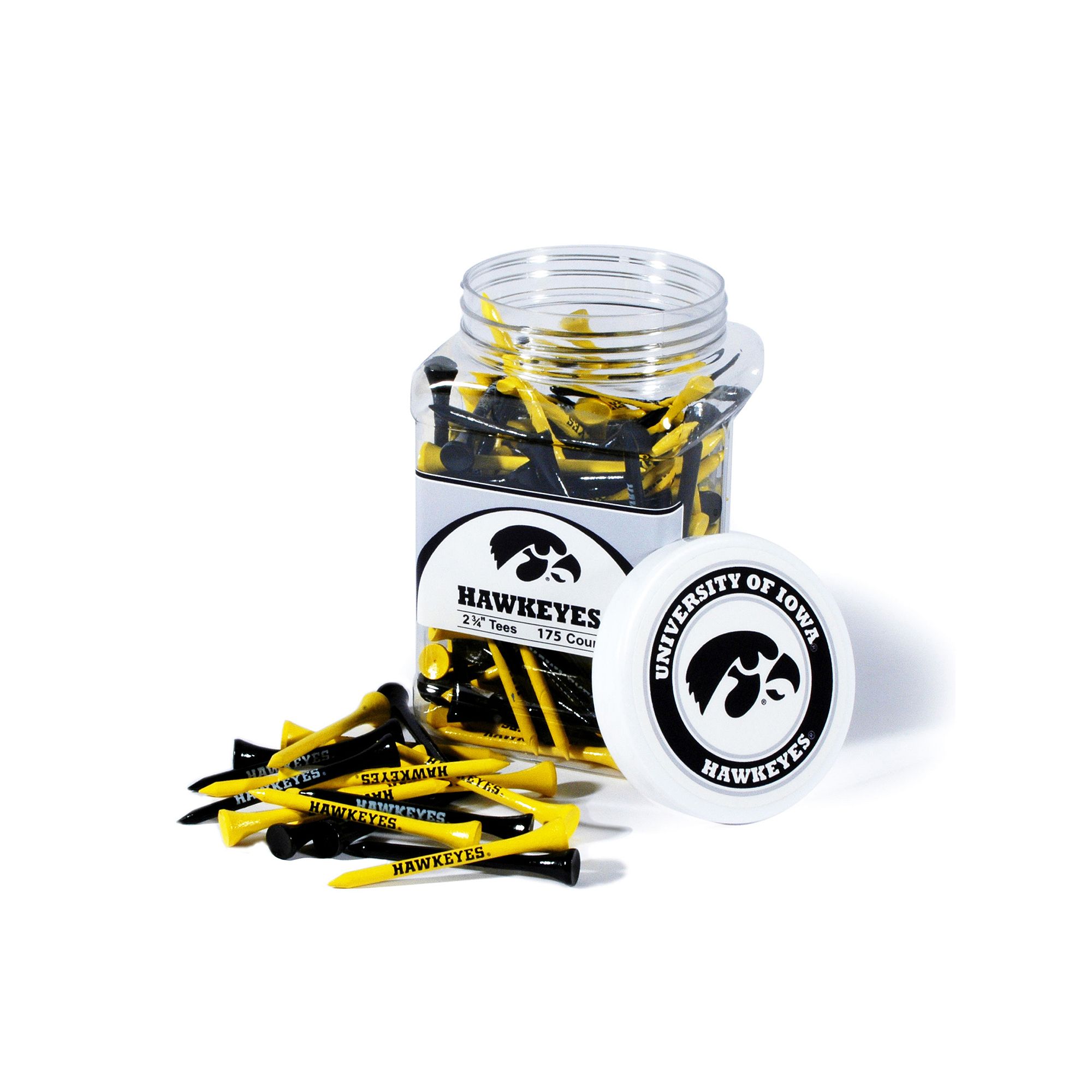 Team Golf Iowa Hawkeyes 175-ct. Golf Tee Jar