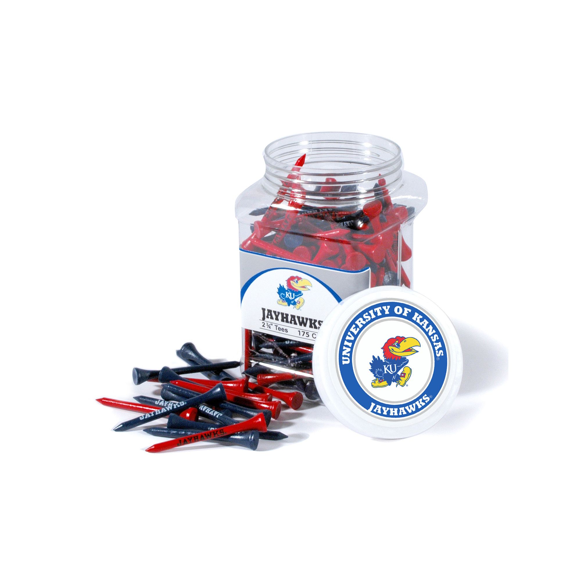 Team Golf Kansas Jayhawks 175-ct. Golf Tee Jar