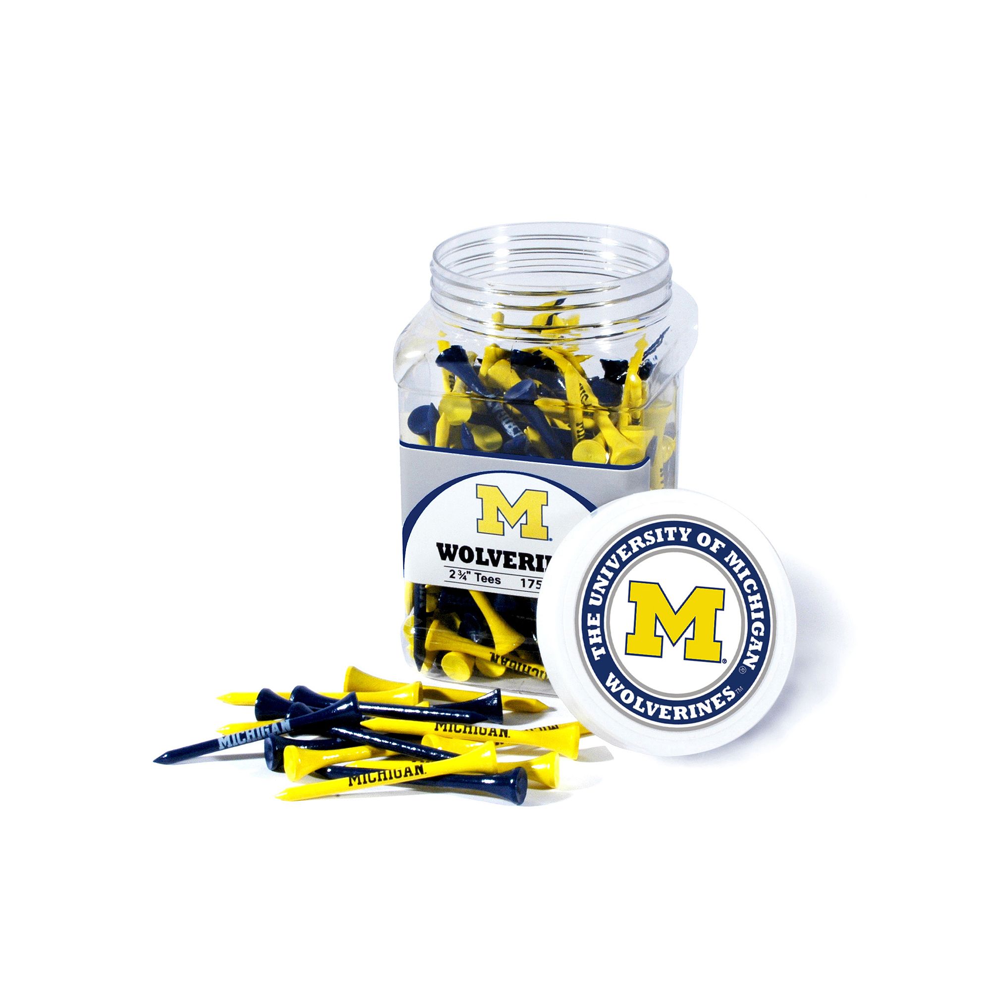 Team Golf Michigan Wolverines 175-ct. Golf Tee Jar