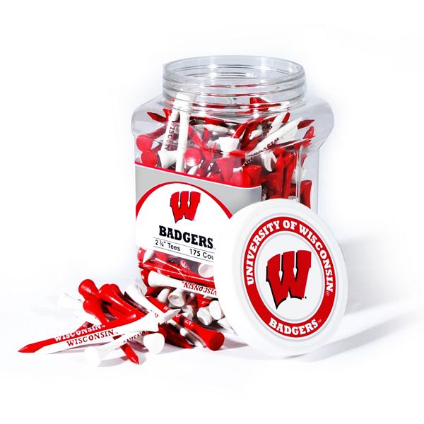 Team Golf Wisconsin Badgers 175ct. Golf Tee Jar
