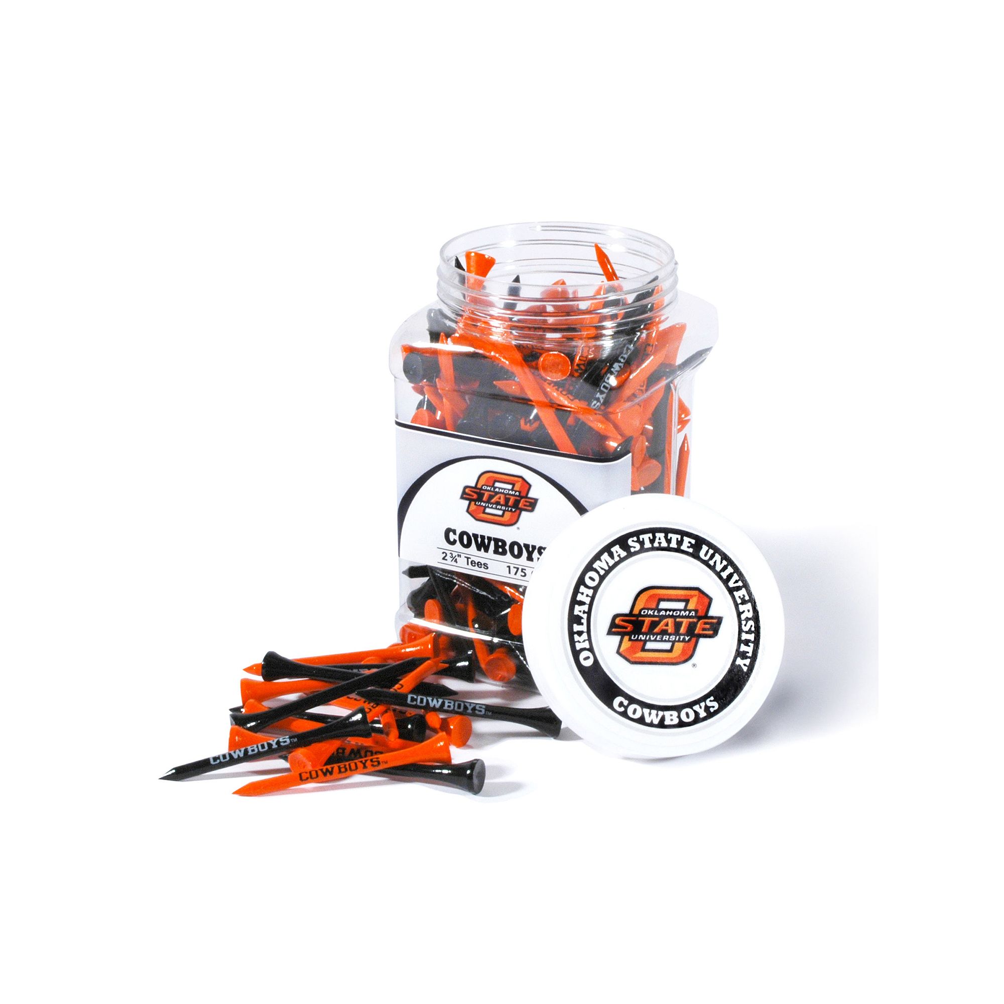 Team Golf Oklahoma State Cowboys 175-ct. Golf Tee Jar