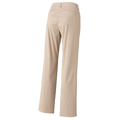 Croft & Barrow® Classic Fit Straight-Leg Twill Pants - Women's