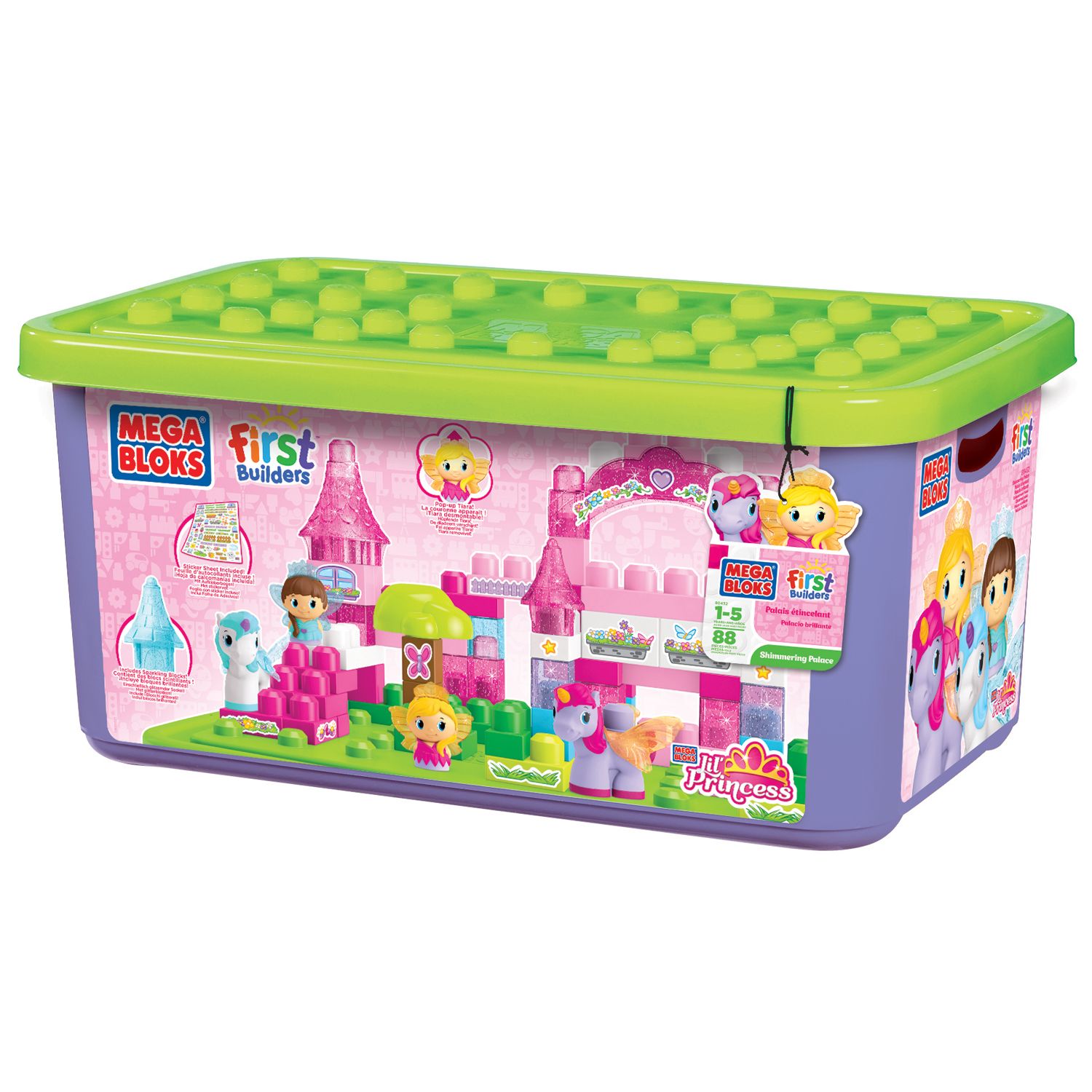 mega bloks first builders princess castle