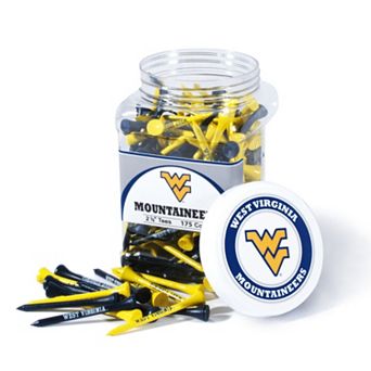 Team Golf West Virginia Mountaineers 175 ct Golf Tee Jar