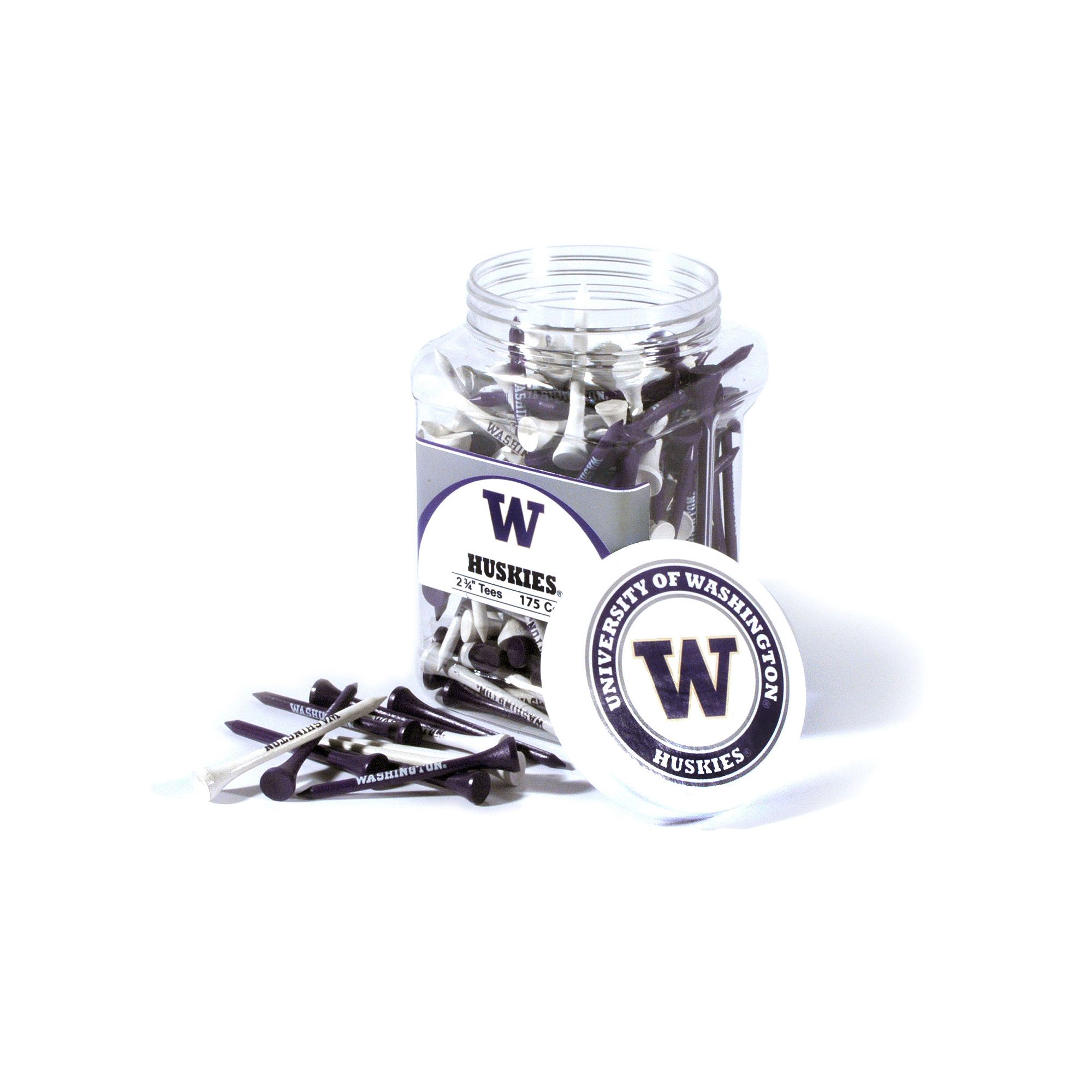 Team Golf Washington Huskies 175-ct. Golf Tee Jar