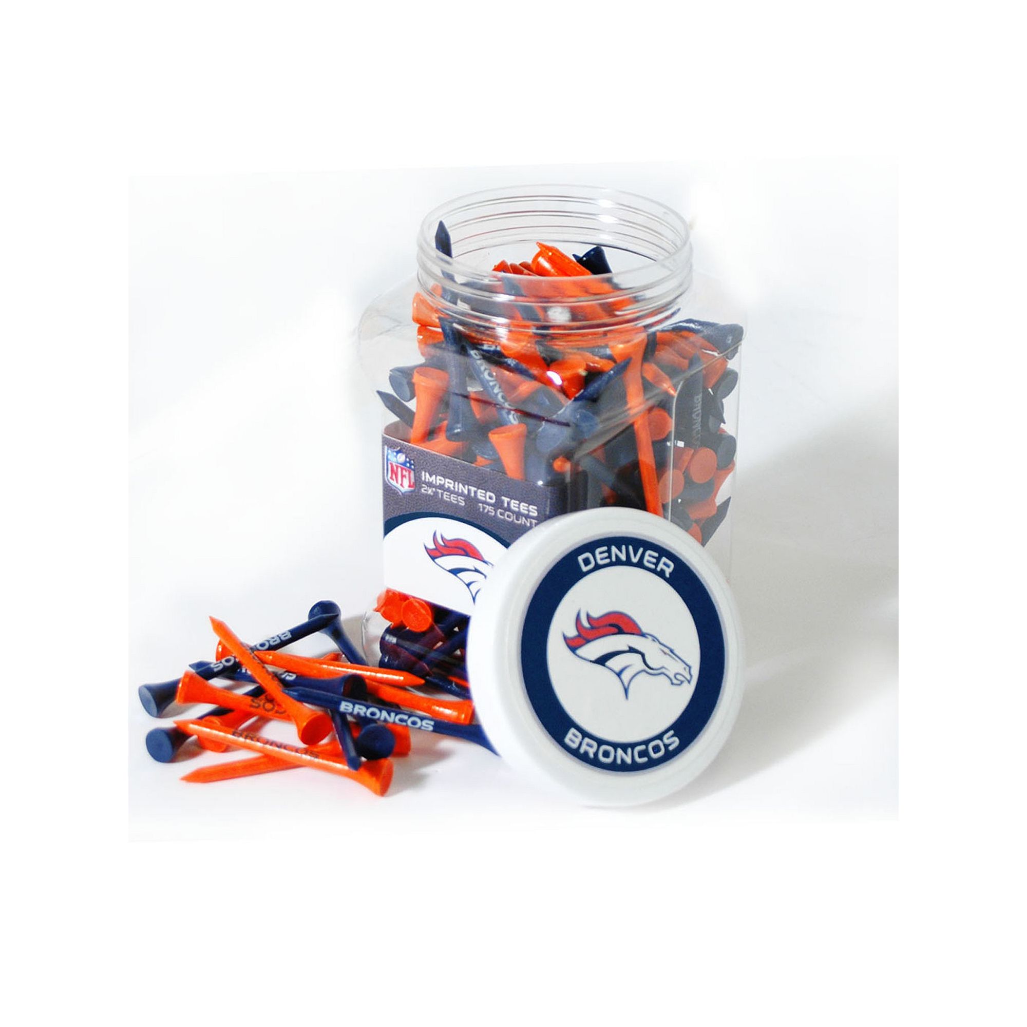 Team Golf Denver Broncos 175-ct. Golf Tee Jar
