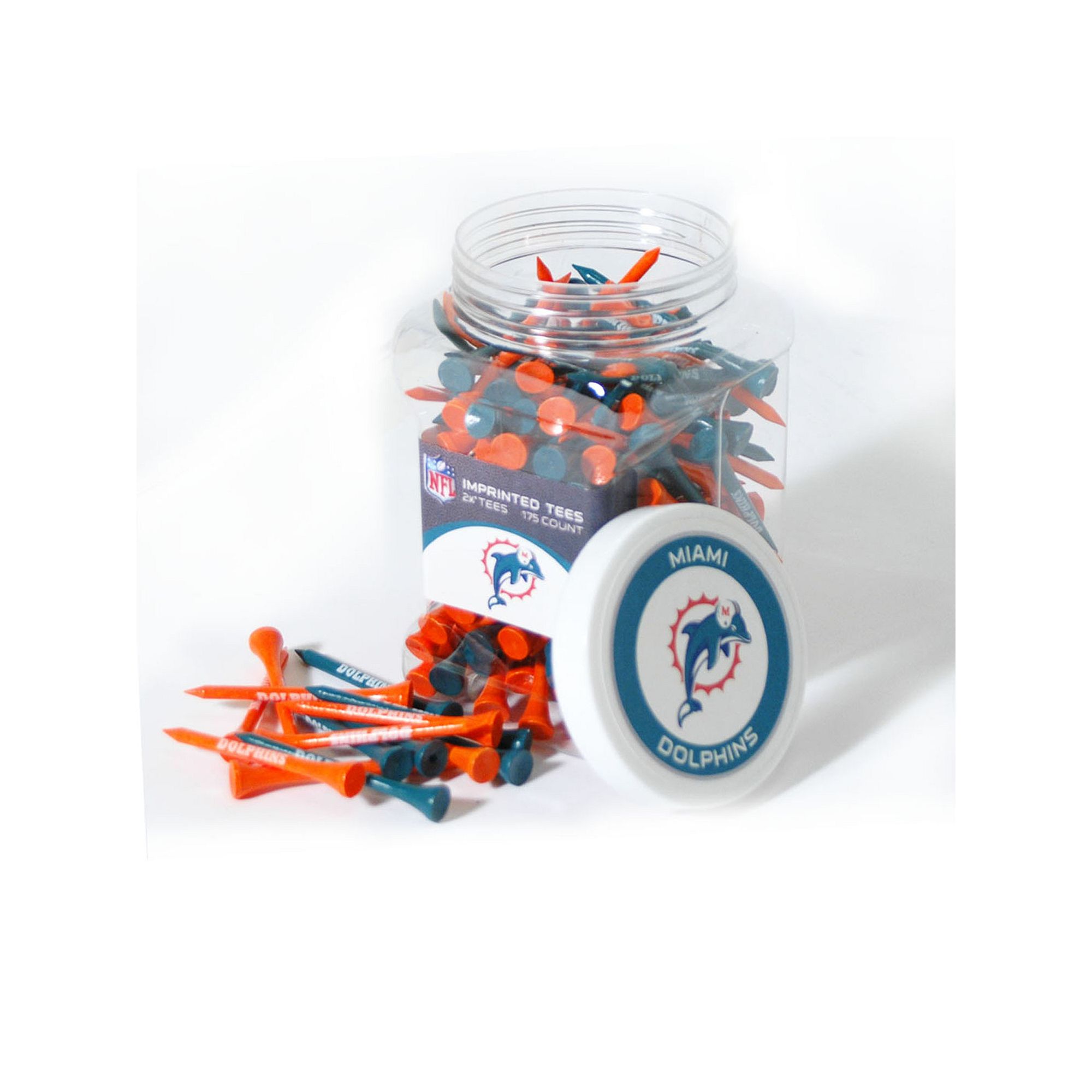 Team Golf Miami Dolphins 175-ct. Golf Tee Jar