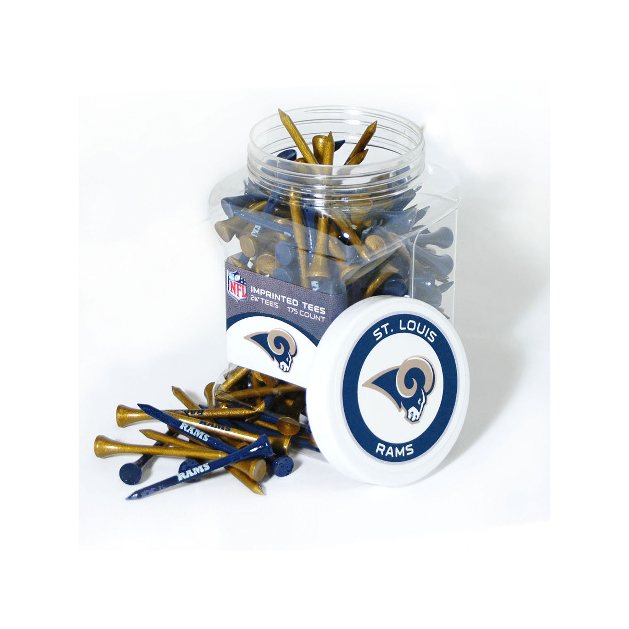 Team Golf St. Louis Rams 175-ct. Golf Tee Jar, Ram Team