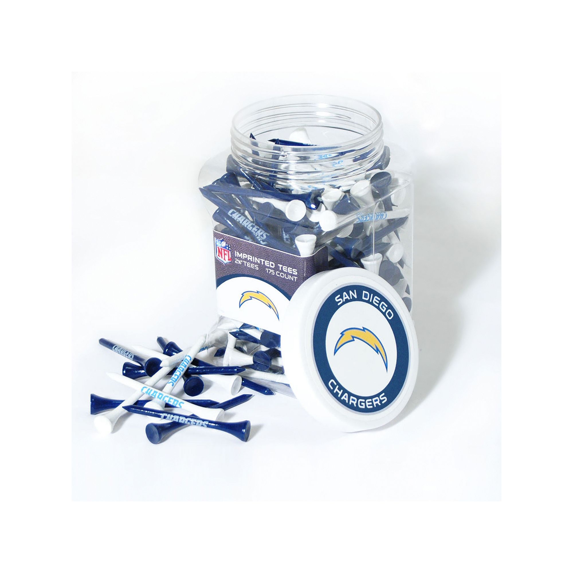 Team Golf San Diego Chargers 175-ct. Golf Tee Jar