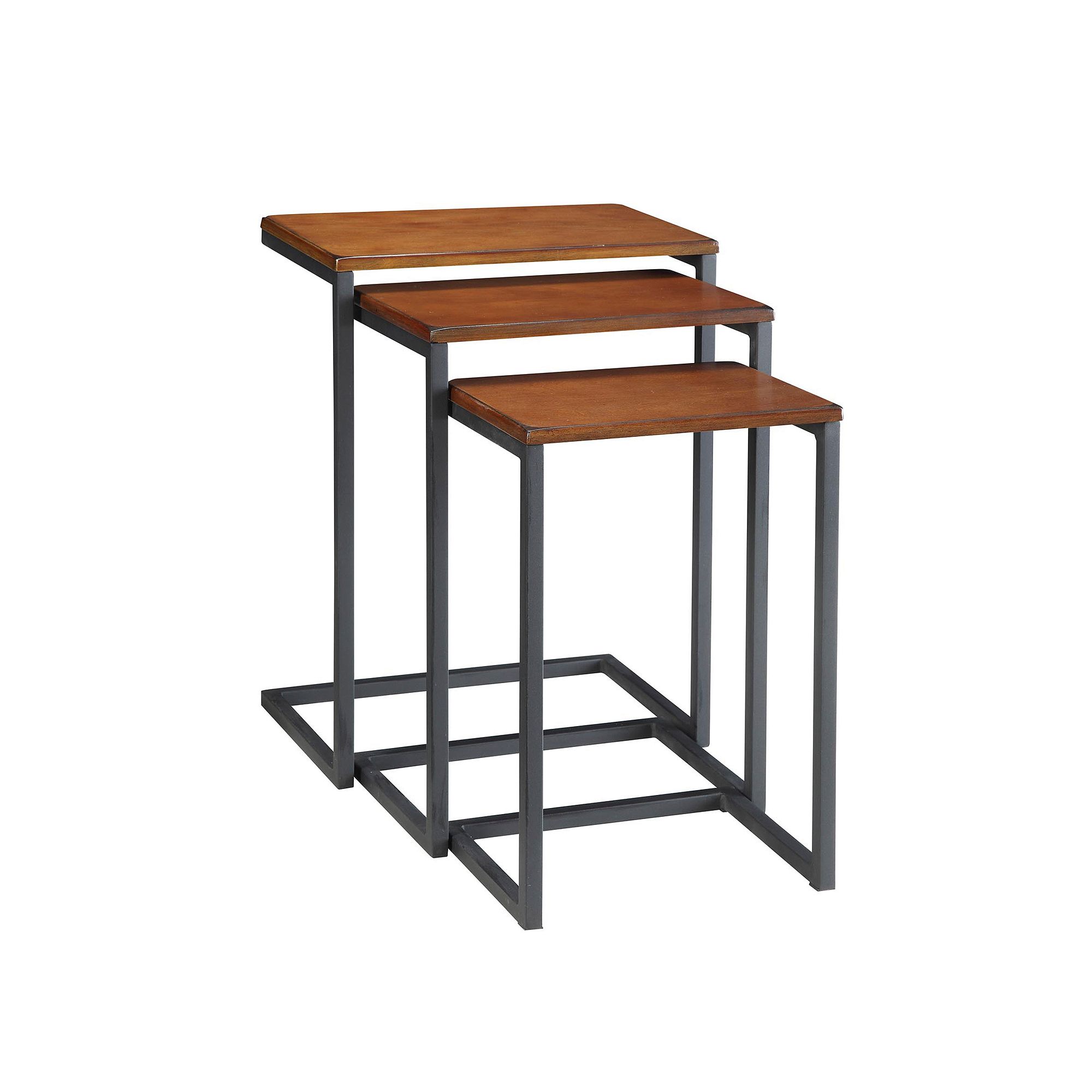 Carolina Living 3-pc. Addison Nesting Table Set, Brown