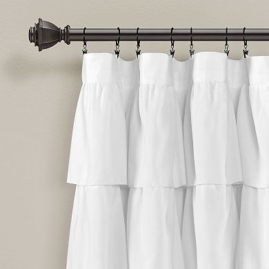 Lush Decor 1-pack Ruffle Window Curtain - 50" x 84"