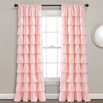 Lush Decor 1-pack Ruffle Window Curtain - 50" x 84"