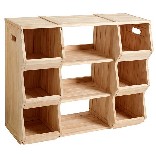 Merry Products Children S Bookshelf Storage Cubby