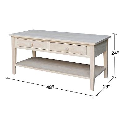 International Concepts Spencer Coffee Table